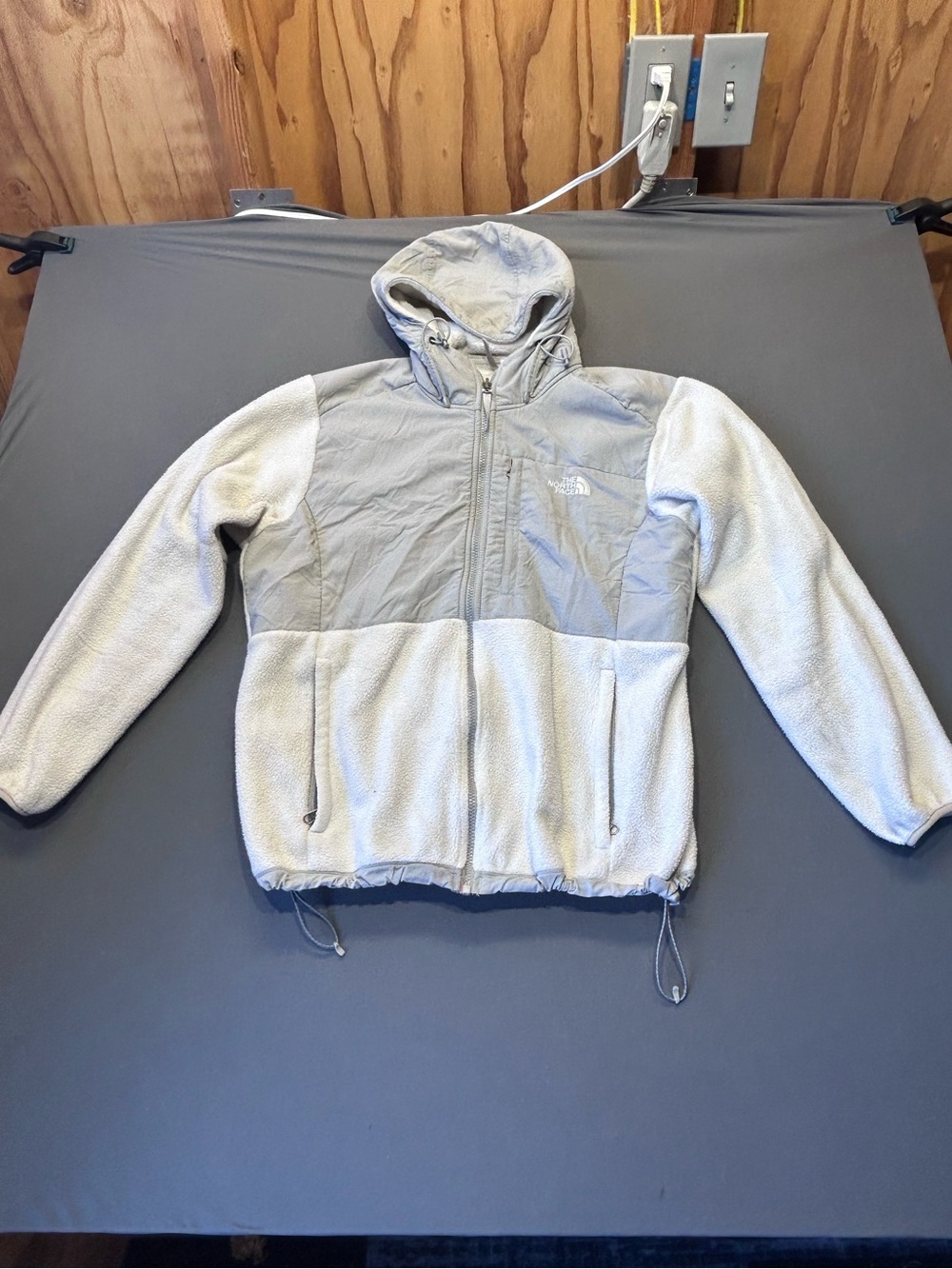 Men's White Fleece Sweater